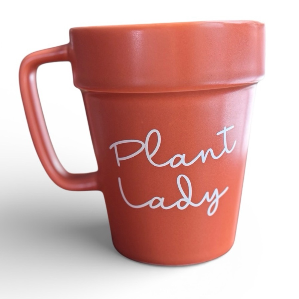 Plant Lady Coffee Mug Pot Shaped 12 oz